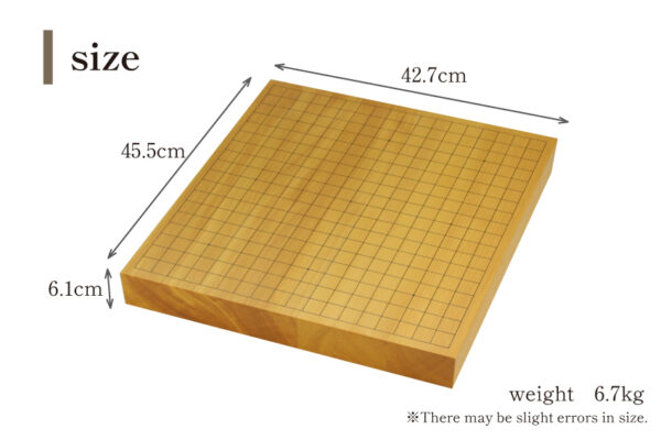 Japanese KAYA(Torreya) Go board style.20(“Hagi” Jointed) PN/235082