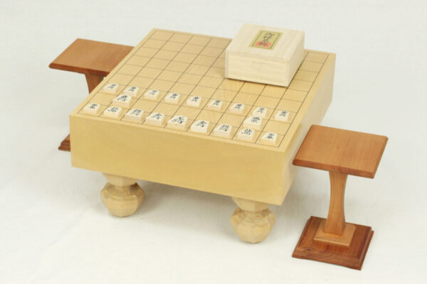 本桂｜将棋盤30号 3点セット｜本つげ特上彫／駒台