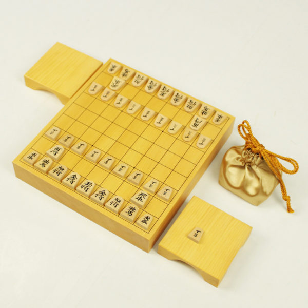 本榧将棋盤（盤厚み130mm）本榧駒台 つげ駒セット-